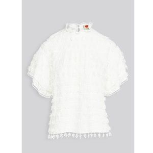 Farm Rio fringe detail blouse